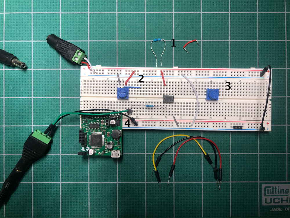 Breadboard for making changes